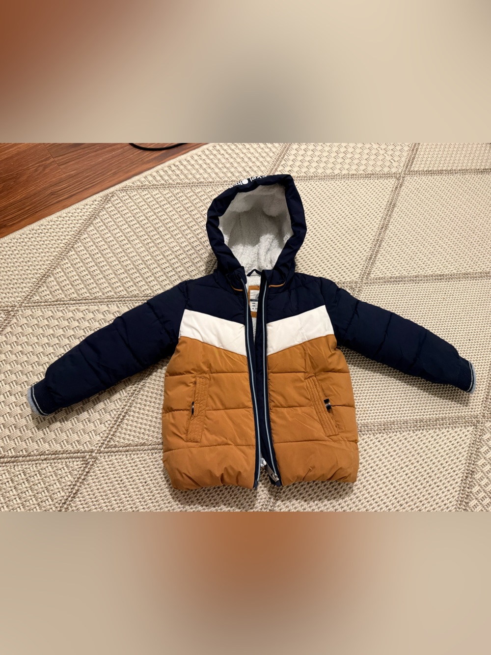 C&A Kids Colorblock Puffer Jacket - 18-24m